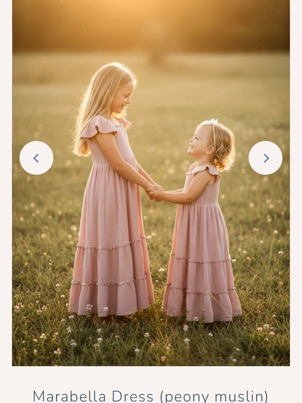 Marabella Peony Pink Smocked Flutter-Sleeve Kids Dress